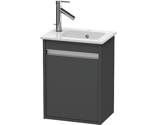 Купить Тумба графит матовый 40 см Duravit Ketho KT6417R4949 в магазине сантехники Santeh-Crystal.ru
