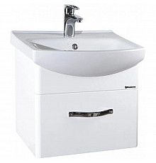 Тумба с раковиной белый глянец 50,5 см Bellezza Анкона 4639606190011 + 4690311009944