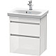 Приобрести Тумба белый глянец 50 см Duravit DuraStyle DS640302222 в магазине сантехники Santeh-Crystal.ru