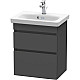 Заказать Тумба графит матовый 50 см Duravit DuraStyle DS640304949 в магазине сантехники Santeh-Crystal.ru