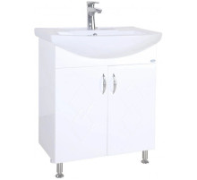 Тумба с раковиной белый глянец 50 см Bellezza Элеганс 4638606240016 + 4620008195766