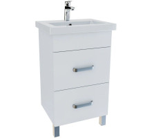 Тумба с раковиной белый глянец 50 см IDDIS Custo New NCU50W0i95K