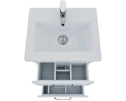 Приобрести Тумба с раковиной белый глянец 50 см IDDIS Custo New NCU50W0i95K в магазине сантехники Santeh-Crystal.ru