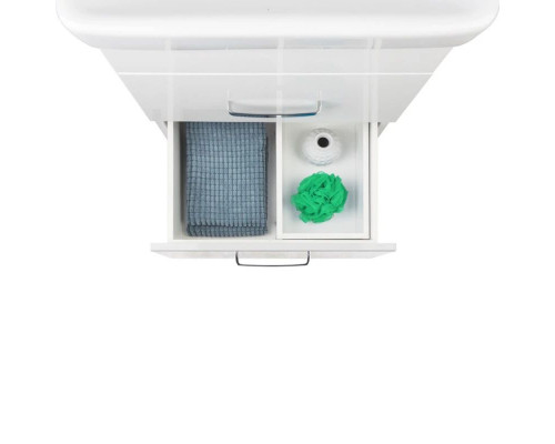 Приобрести Тумба с раковиной белый глянец 50 см IDDIS Custo New NCU50W0i95K в магазине сантехники Santeh-Crystal.ru