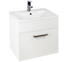 Тумба с раковиной белый глянец 50 см IDDIS Mirro New NMIR50Wi95K