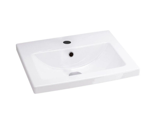 Заказать Тумба с раковиной белый глянец 50 см IDDIS Mirro New NMIR50Wi95K в магазине сантехники Santeh-Crystal.ru