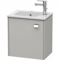 Тумба бетонно-серый матовый 42 см Duravit Brioso BR4000L1007