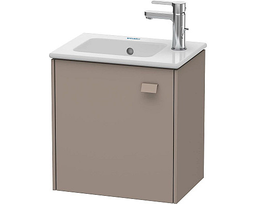Купить Тумба базальт матовый 42 см Duravit Brioso BR4000L4343 в магазине сантехники Santeh-Crystal.ru