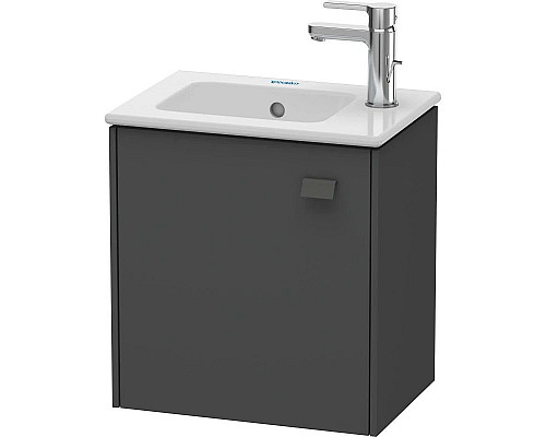 Купить Тумба графит матовый 42 см Duravit Brioso BR4000L4949 в магазине сантехники Santeh-Crystal.ru