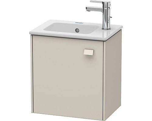 Приобрести Тумба тауп матовый 42 см Duravit Brioso BR4000L9191 в магазине сантехники Santeh-Crystal.ru