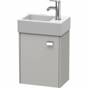 Тумба бетонно-серый матовый 36,4 см Duravit Brioso BR4049L1007