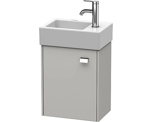 Приобрести Тумба бетонно-серый матовый 36,4 см Duravit Brioso BR4049L1007 в магазине сантехники Santeh-Crystal.ru