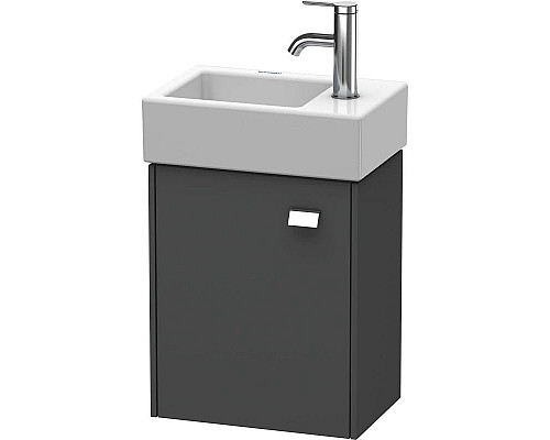 Приобрести Тумба графит матовый 36,4 см Duravit Brioso BR4049L1049 в магазине сантехники Santeh-Crystal.ru