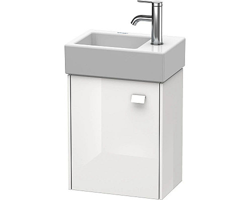 Приобрести Тумба белый глянец 36,4 см Duravit Brioso BR4049L2222 в магазине сантехники Santeh-Crystal.ru