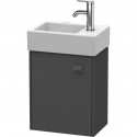 Тумба графит матовый 36,4 см Duravit Brioso BR4049L4949