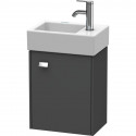 Тумба графит матовый 36,4 см Duravit Brioso BR4049R1049