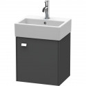 Тумба графит матовый 43,4 см Duravit Brioso BR4050R1049