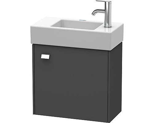 Приобрести Тумба графит матовый 48,4 см Duravit Brioso BR4051R1049 в магазине сантехники Santeh-Crystal.ru