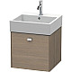 Купить Тумба серый дуб 48,4 см Duravit Brioso BR405201035 в магазине сантехники Santeh-Crystal.ru