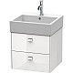 Купить Тумба белый глянец 48,4 см Duravit Brioso BR415201022 в магазине сантехники Santeh-Crystal.ru
