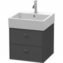 Тумба графит матовый 48,4 см Duravit Brioso BR415204949