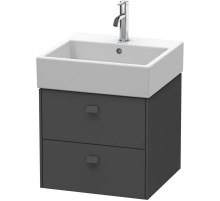 Тумба графит матовый 48,4 см Duravit Brioso BR415204949