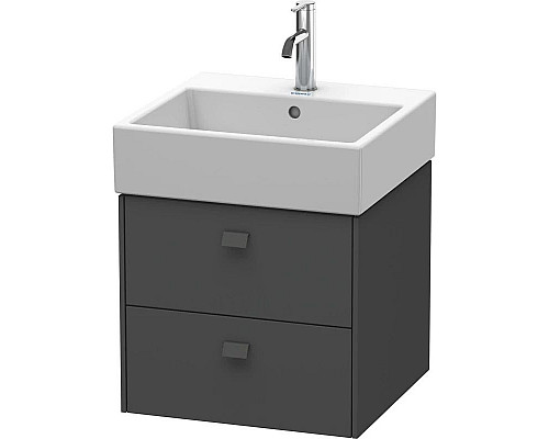 Купить Тумба графит матовый 48,4 см Duravit Brioso BR415204949 в магазине сантехники Santeh-Crystal.ru