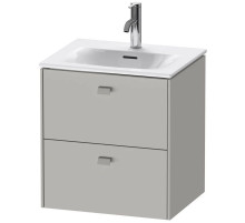 Тумба бетонно-серый матовый 52 см Duravit Brioso BR430900707