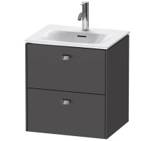 Тумба графит матовый 52 см Duravit Brioso BR430901049