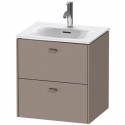 Тумба базальт матовый 52 см Duravit Brioso BR430904343
