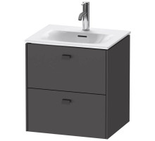 Тумба графит матовый 52 см Duravit Brioso BR430904949