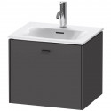 Тумба графит матовый 52 см Duravit Brioso BR420904949