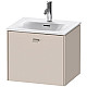 Купить Тумба тауп матовый 52 см Duravit Brioso BR420909191 в магазине сантехники Santeh-Crystal.ru