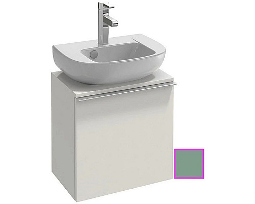 Купить Тумба оливковый глянец 45,2 см шарниры слева Jacob Delafon Odeon Up EB999G-G95 в магазине сантехники Santeh-Crystal.ru