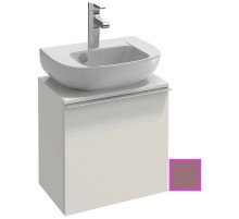 Тумба нежно-розовый матовый 45,2 см шарниры слева Jacob Delafon Odeon Up EB999G-M71