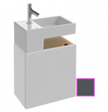 Тумба серый антрацит матовый 49,5 см Jacob Delafon Terrace EB1186-M53