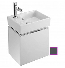 Тумба серый антрацит глянец 38,6 см Jacob Delafon Rythmik EB1036-442