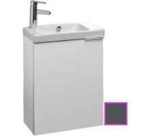 Тумба серый антрацит глянец с реверсивной дверцей 48,5 см Jacob Delafon Odeon Up EB863-442