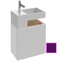 Тумба сливовый глянец 49,5 см шариниры слева Jacob Delafon Terrace EB1178-F26