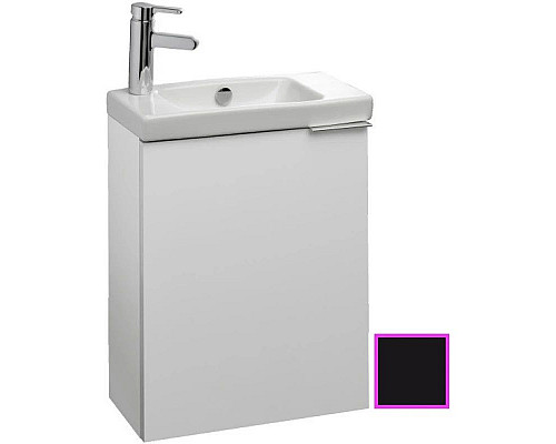 Заказать Тумба черный глянец с реверсивной дверцей 48,5 см Jacob Delafon Odeon Up EB863-274 в магазине сантехники Santeh-Crystal.ru