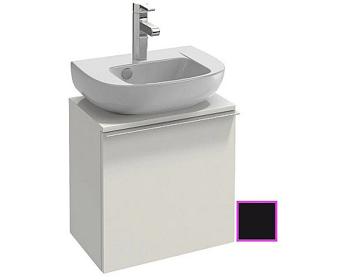 Приобрести Тумба черный матовый 45,2 см шарниры справа Jacob Delafon Odeon Up EB999D-M61 в магазине сантехники Santeh-Crystal.ru