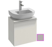 Тумба серый титан глянец 45,2 см шарниры справа Jacob Delafon Odeon Up EB999D-N21