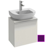 Тумба сливовый глянец 45,2 см шарниры слева Jacob Delafon Odeon Up EB999G-F26