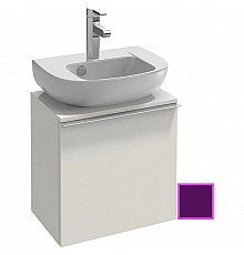 Тумба сливовый глянец 45,2 см шарниры слева Jacob Delafon Odeon Up EB999G-F26