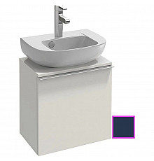 Тумба темно-синий глянец 45,2 см шарниры слева Jacob Delafon Odeon Up EB999G-G98