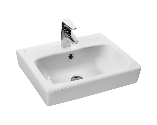 Заказать Тумба с раковиной белый глянец/ясень фабрик 50 см Акватон Верди 1A1959K1VDAV0 в магазине сантехники Santeh-Crystal.ru