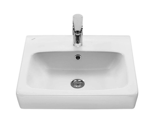 Заказать Тумба с раковиной белый глянец/ясень фабрик 50 см Акватон Верди 1A1959K1VDAV0 в магазине сантехники Santeh-Crystal.ru