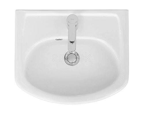 Заказать Тумба с раковиной белый глянец 45 см Акватон Колибри 1A0652K1KO01L в магазине сантехники Santeh-Crystal.ru