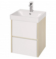 Тумба белый глянец/дуб верона 43,2 см Акватон Сканди 1A251601SDB20