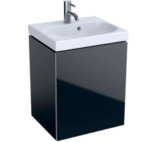 Тумба черный глянец/черный матовый 44,5 см Geberit Acanto 500.608.16.1